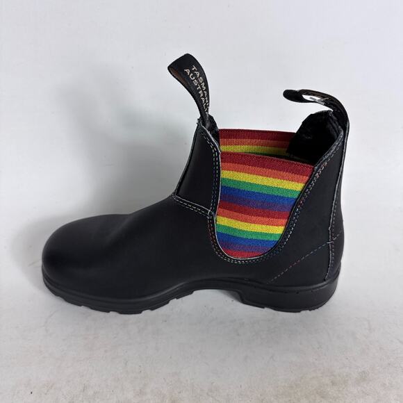 Blundstone Original 2105 Chelsea Boots Women's 7.5 Black Rainbow Elastic Slip-On - Picture 6 of 10
